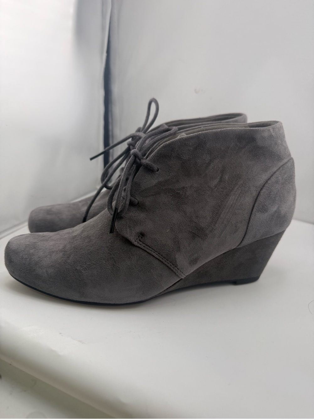 Clark’s wedge boot